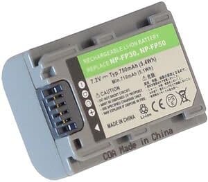 Batteriexperten Batteri NP-FP50 för Sony, 7.2V (7.4V), 750 mAh