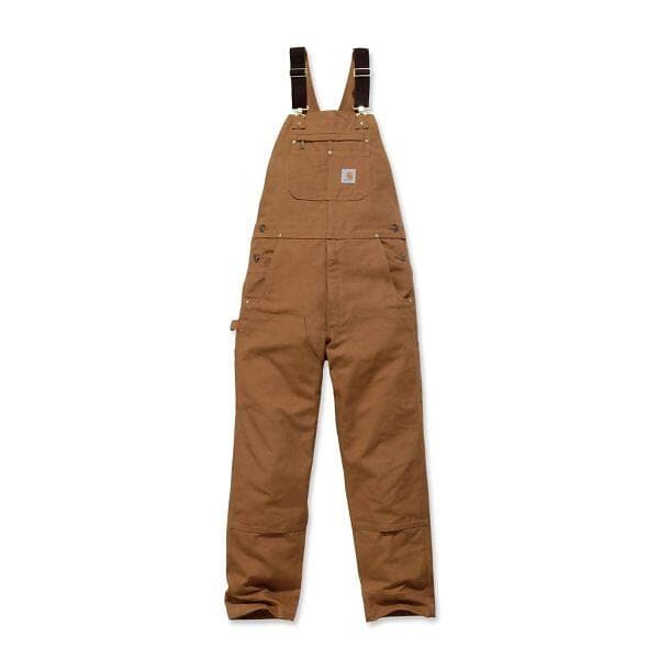 Carhartt Bib Overall Hängselbyxa brun 36-30