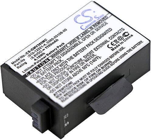 Batteriexperten Kompatibelt med Garmin Virb 360, 3.8V, 1100 mAh