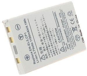 Batteriexperten Kompatibelt med Nikon Coolpix P340, 3.6V (3.7V), 1100 mAh