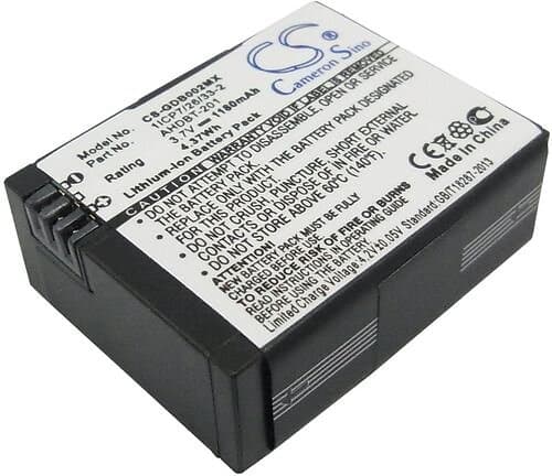 Batteriexperten Batteri RL420B för GoPro, 3.7V, 1180 mAh