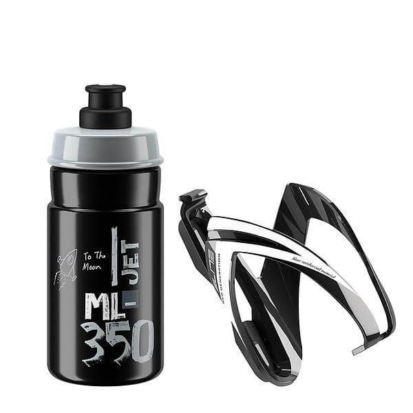 Elite Flaska Hållare Kit CEO Jet Flaska 350ml Black/Grey