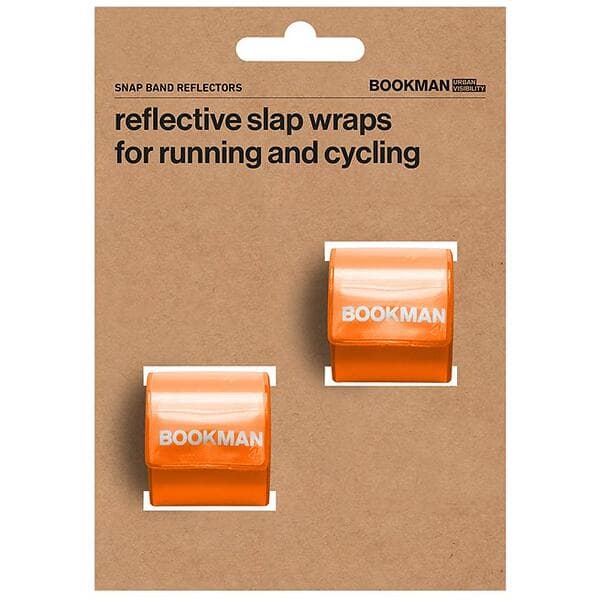 Bookman Snap Band Reflectors, Reflex, Orange