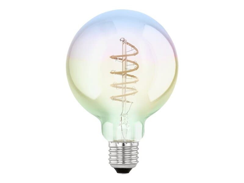 EGLO LED-glödlampa G95 Spiral 4W 1800K Dimmable Violet E27