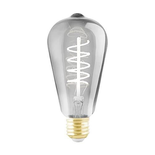 EGLO LED-glödlampa ST64 Spiral 4W (11W) 2000K Dimmable Smoky E27