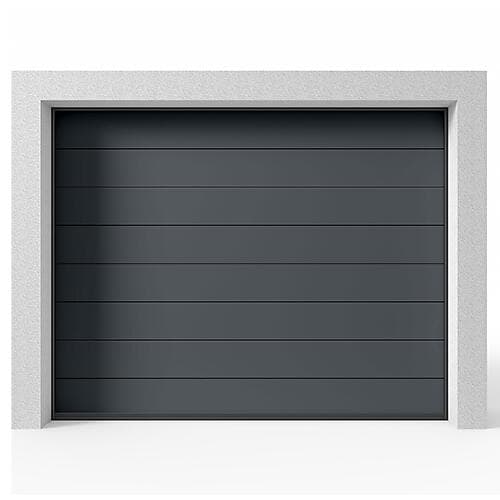 Skånska Byggvaror Garageport Takskjutport Modern Panel Antracit, 2400x2000 605002