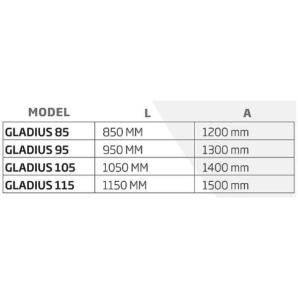 C4 Carbon Gladius Sling Speargun 85 Svart 85 cm