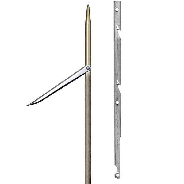 Sigalsub Tahitian Spearshaft Notched Single Barb 6,5 Mm Silver 105 cm