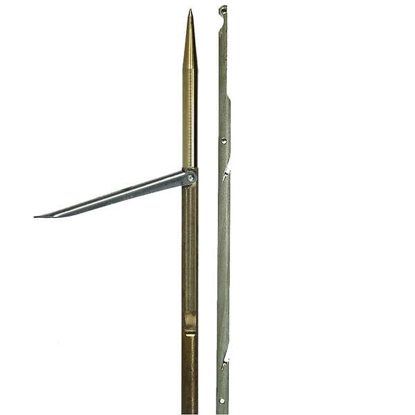 Sigalsub Tahitian Spearshaft Notched Single Barb 6,25 Mm Guld 100 cm
