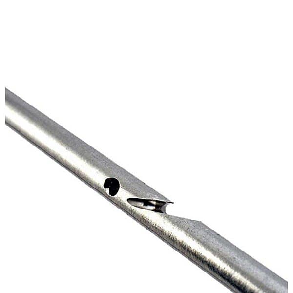 Sigalsub Tahitian Spearshaft Notched Double Barb With Cone 6,5 Mm Silver 120 cm