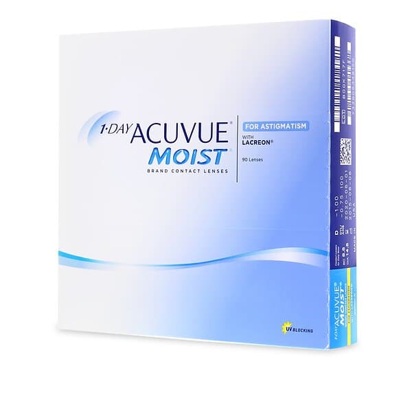 Johnson & Johnson 1-Day Acuvue Moist for Astigmatism (90-pack)