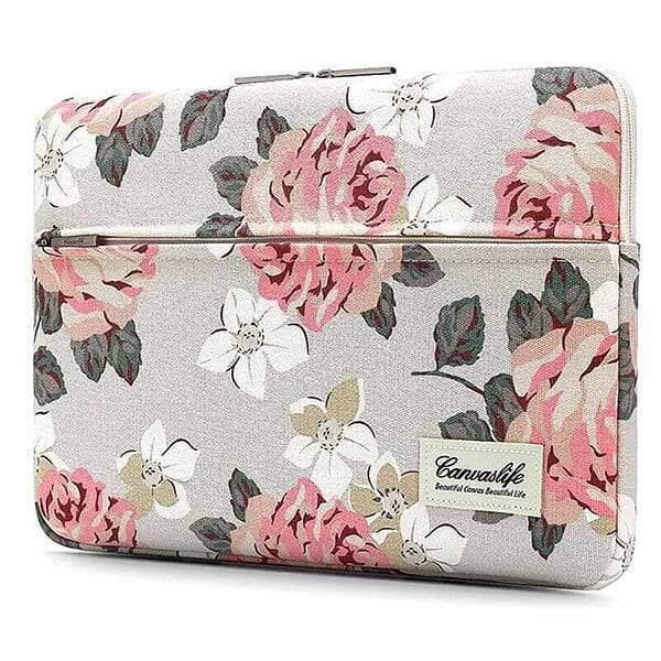 CANVASLIFE Datorfodral Laptop 13-14 Vit Rose