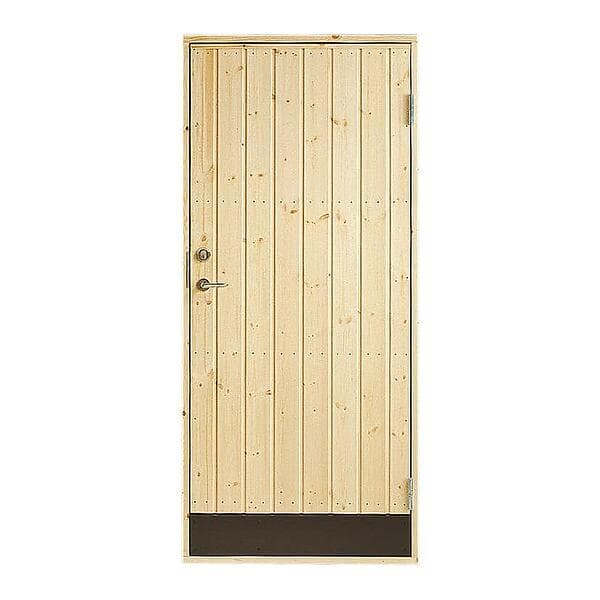 Jabo Förrådsdörr 10° Rak Dörr rak panel höger 8x19 25500