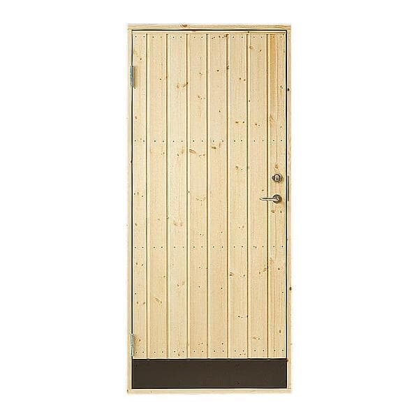 Jabo Förrådsdörr 10° Rak Dörr rak panel vänster 9x20 25503