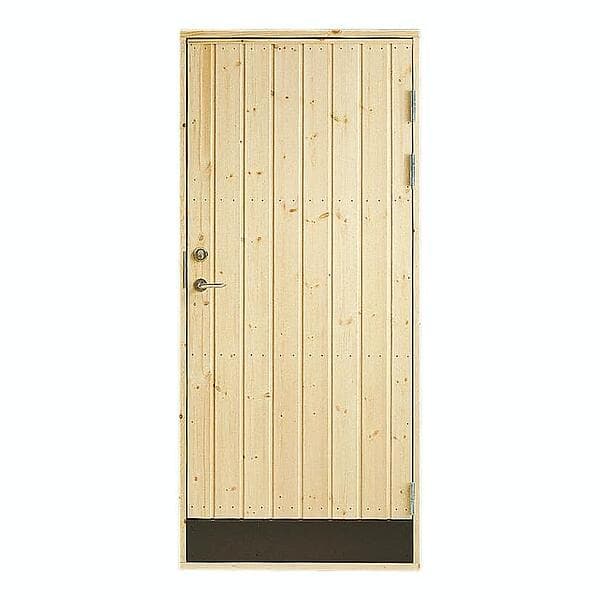 Jabo Förrådsdörr 18° Rak Dörr rak panel höger 10x21 25521