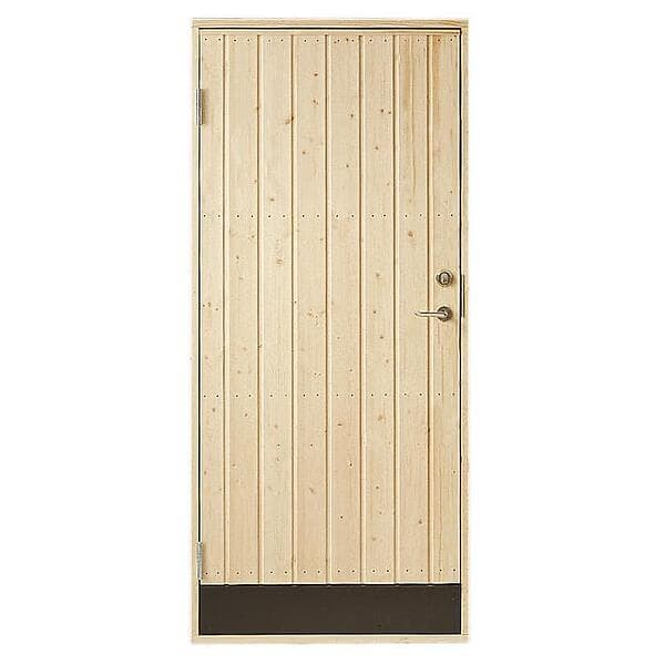 Vibostugan Förrådsdörr 10° Rak Dörr 10 08x19 R-V Rak,vänster 21004