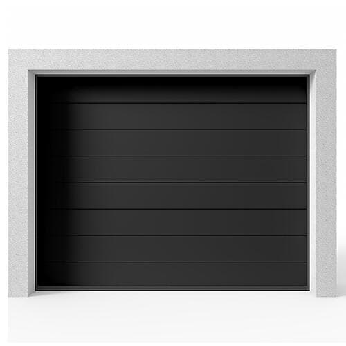 Skånska Byggvaror Garageport Takskjutport Modern Panel Svart, 2400x2125 605020