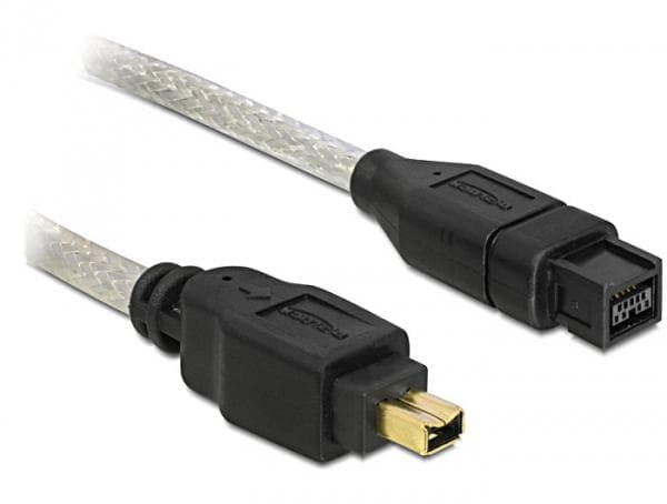 DeLock Firewire 9-Pin - 4-Pin 1m