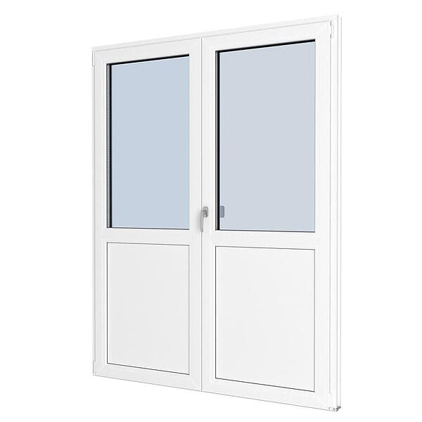 Skånska Byggvaror PVC Classic, inåtgående pardörr Fönsterdörr panel TW3205DP