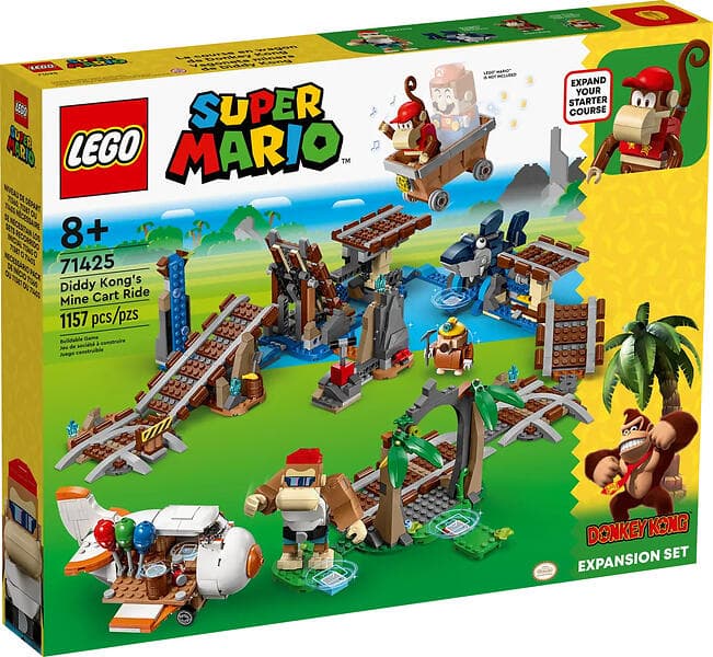 LEGO Super Mario 71425 Diddy Kongs Gruvvagnsfärd Expansionsset