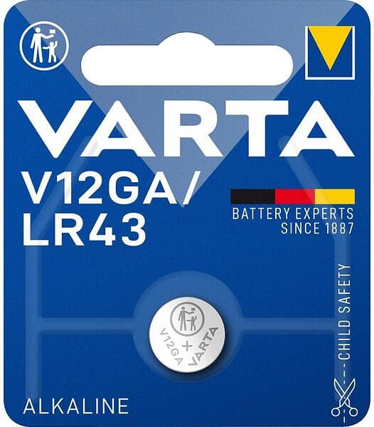 Varta Alkaliskt batteri LR43 1,5V