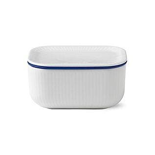 Royal Copenhagen White Fluted smörask 6,8 cm