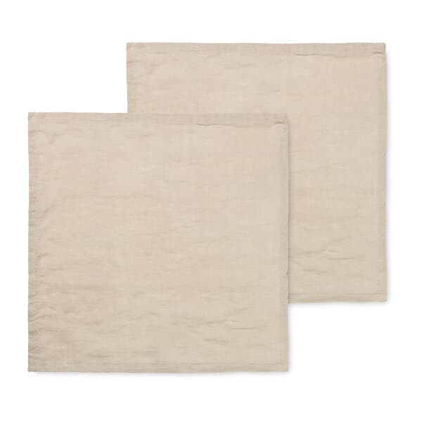 Ferm Living linneservetter 2-pack Natural