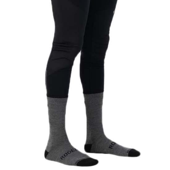 Rogelli Wool Long Socks Svart,Grå EU 44-47 Man
