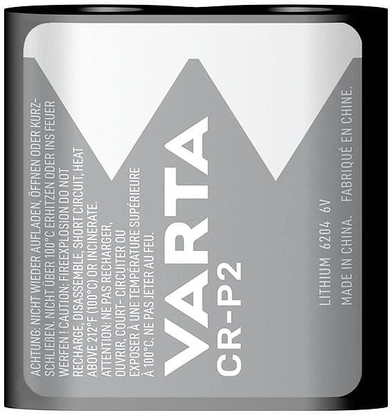 Varta Lithium Battery CR-P2 6V