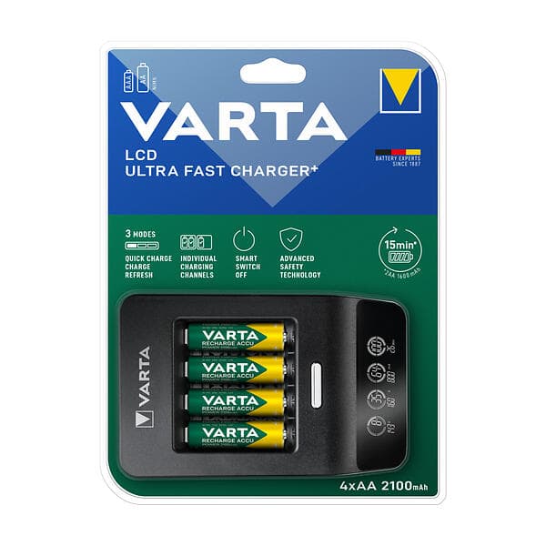 Varta LCD Ultra Fast Charger AA/AAA