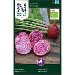 Nelson Garden Fröer Rödbeta Chioggia Organic
