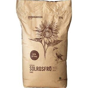 Granngården Fågelmat Solrosfrö Svart, 10kg