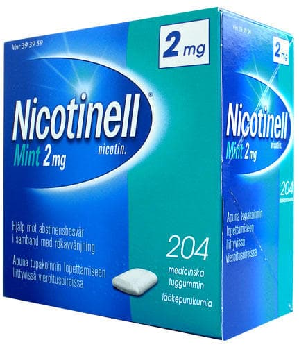 Nicotinell Mint Tuggummi 2mg 204st