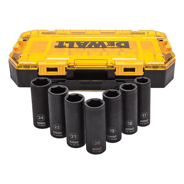 Dewalt Hylsnyckelsats DWMT74737; 7 st.