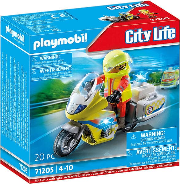 Playmobil City Life 71205 Rescue Motorcykel