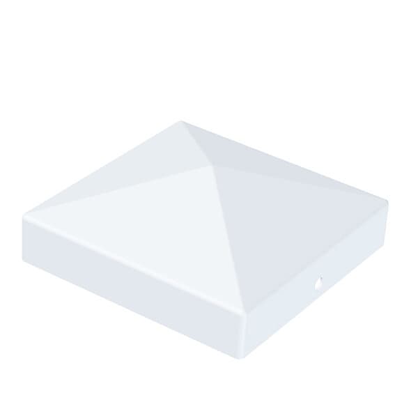 Jabo Pyramidlock Vit Pyramid stolplock vit 96x96 36228