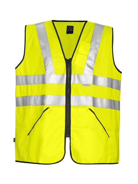 Projob 6702 Väst HV Gul kl.3