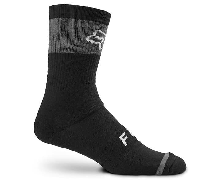 Fox Cykelstrumpor 8" Defend Winter Sock Black