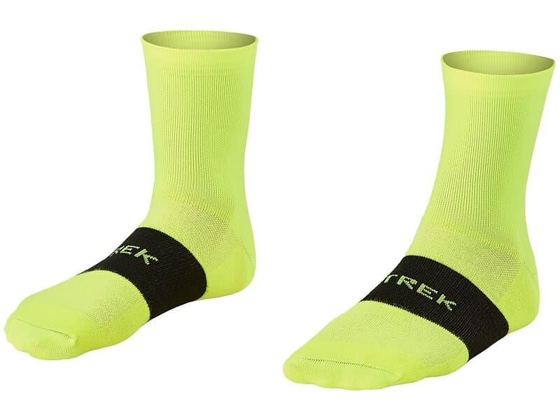 Trek Race Quarter Cycling Sock Radioactive Yellow