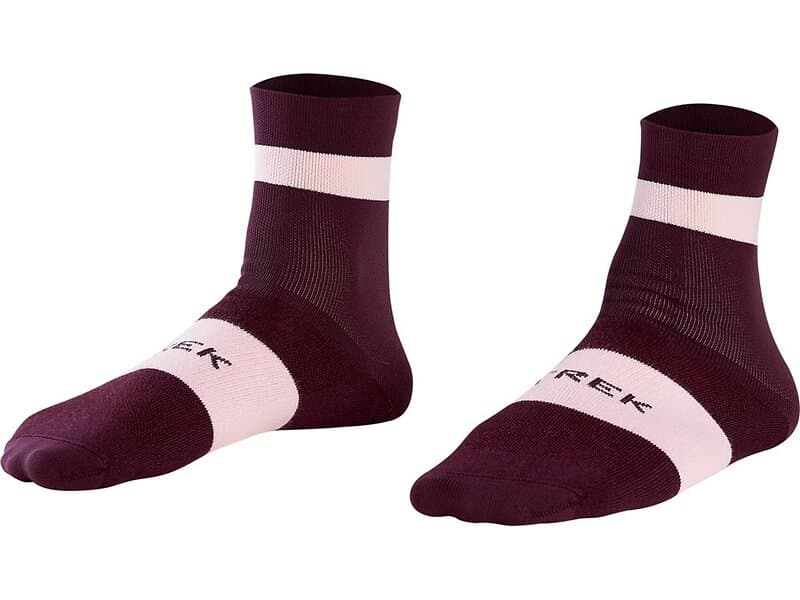 Trek Race Quarter Cycling Sock Mulberry