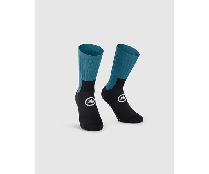 Assos Cykelstrumpor Trail Socks T3 Pruxian Blue
