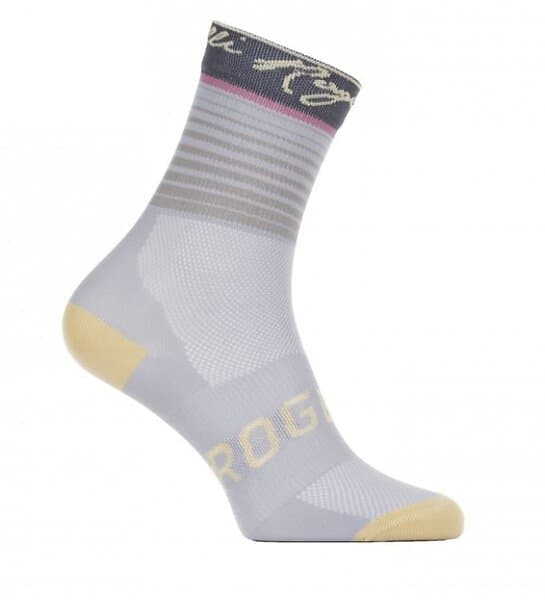 Rogelli Cykelstrumpor Impress Socks Grey/Gold