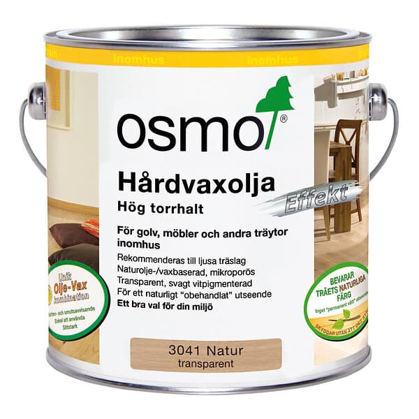 Osmo Hårdvaxolja Pigmenterad Natur 3041 Effekt 0,125 liter