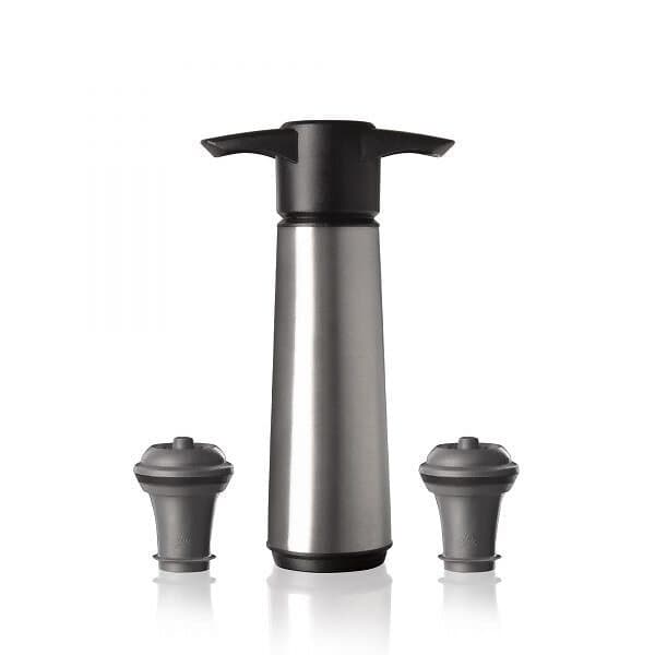 Vacuvin Wine Saver Vinpump + 2 Stopper (Rostfri)