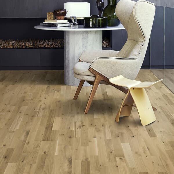 Kährs Parkettgolv Beyond Retro Urban Brown Ultramatt Lack Ek 3-Stav Trägolv Strip 153N6BEKP4KW240