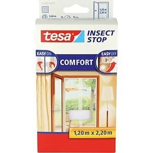 Tesa Insektsnät till fönster Vit 65x220 cm 2-pack