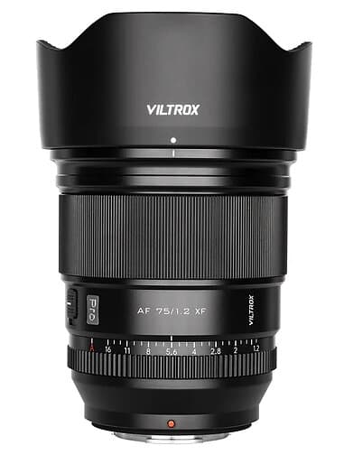Viltrox AF 75/1,2 PRO Fuji X-Mount