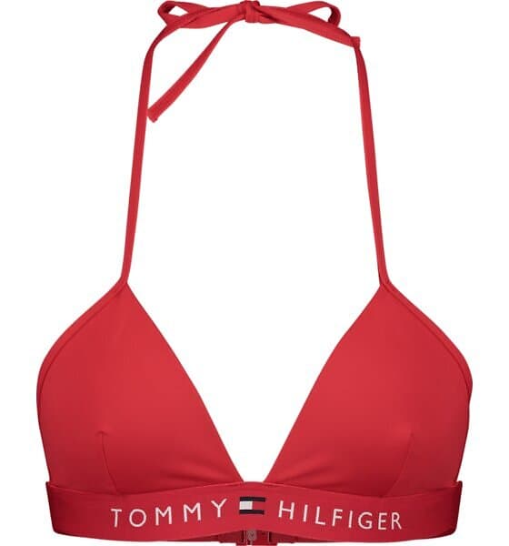 Tommy Hilfiger W Triangle Fixed Foam Original-s Bikini RED Red (Dam)