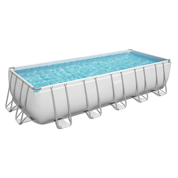 Bestway Poolpaket Power Steel 6,40m 2,74m 1,32m Rectangular Pool Set