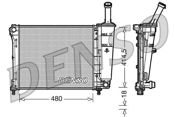 Denso Kylare, motorkylning DRM09161